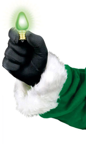 Green Santa Sleeve